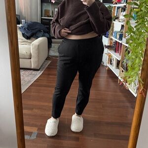 Universal Standard Black Moro Pocket Signature Ponte Pants